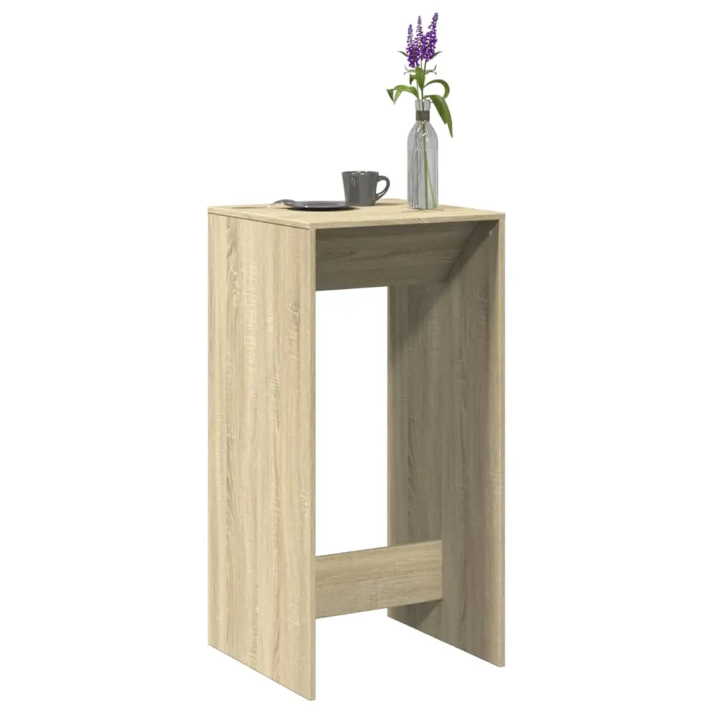 Tavolo da Bar Rovere Sonoma 51x50x103,5 cm in Legno Multistrato