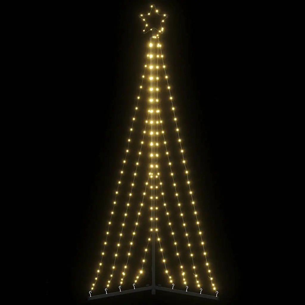 Illuminazione per Albero di Natale 339 LED Bianco Caldo 187 cm