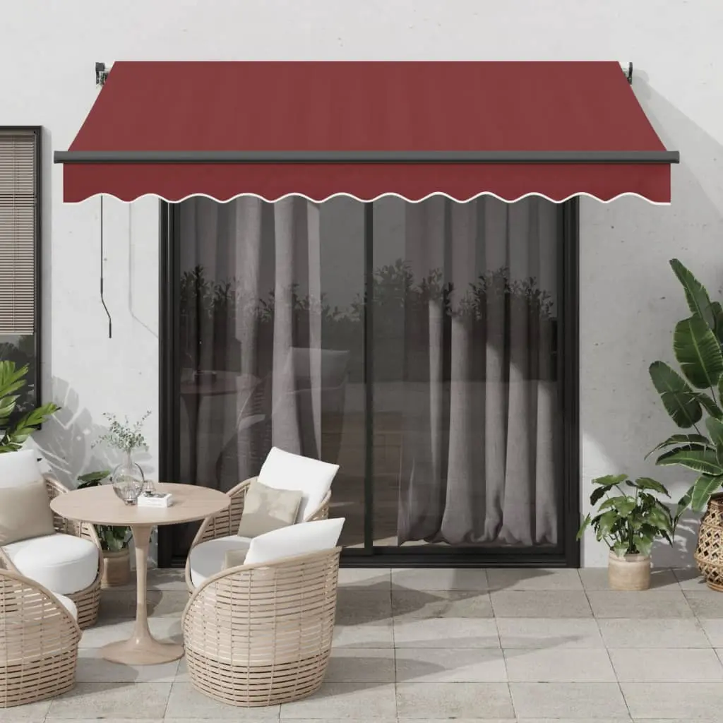 Tenda da Sole Retrattile Automatica Bordò 350x250 cm