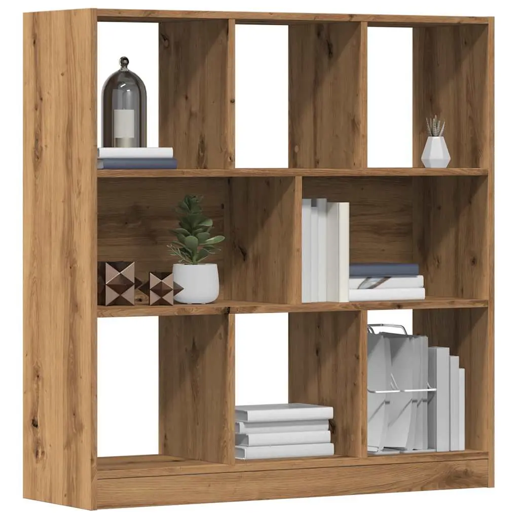 Libreria Rovere Artigianale 97,5x29,5x100 cm Legno Multistrato