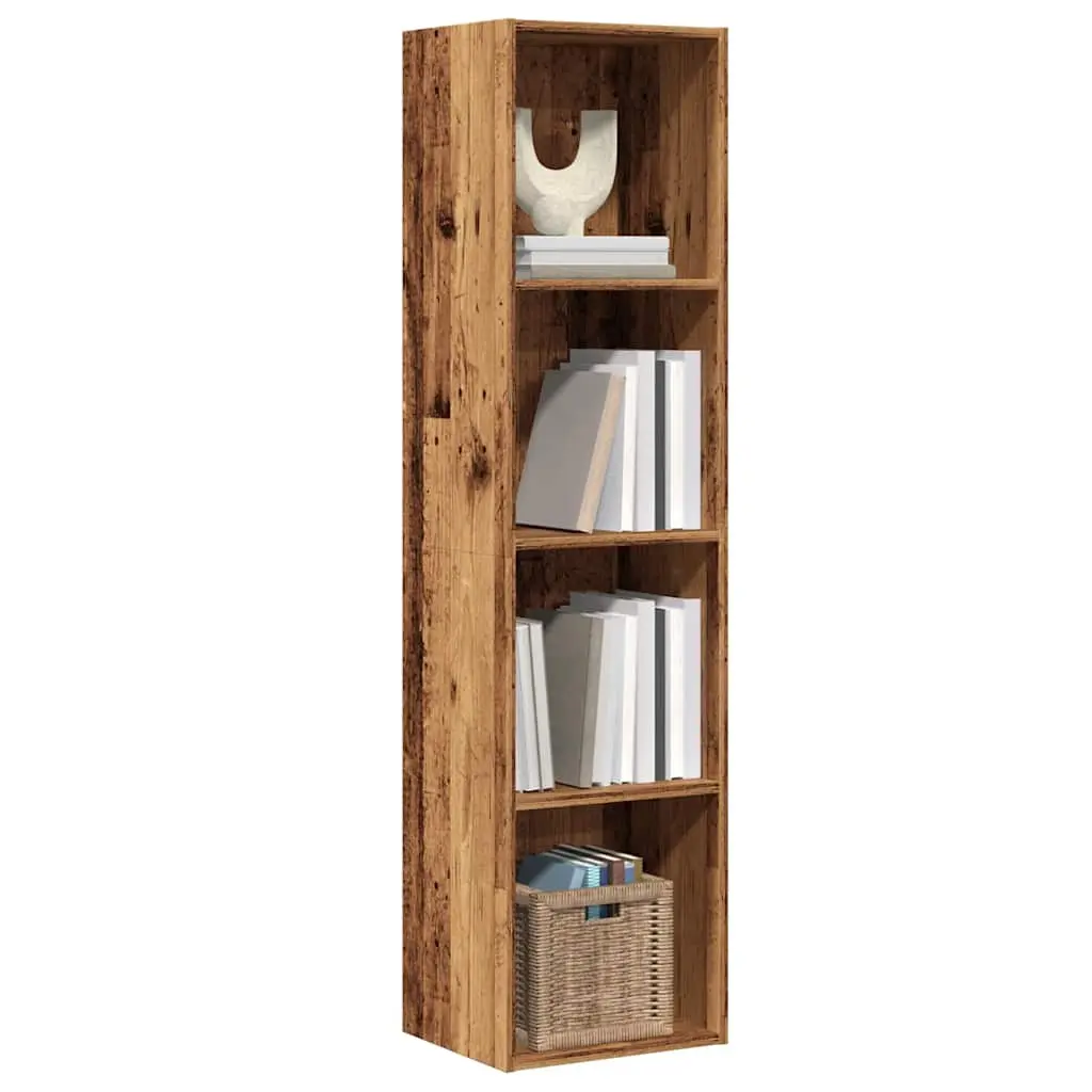 Libreria/Mobile TV Legno Antico 36x30x143 cm Legno Multistrato