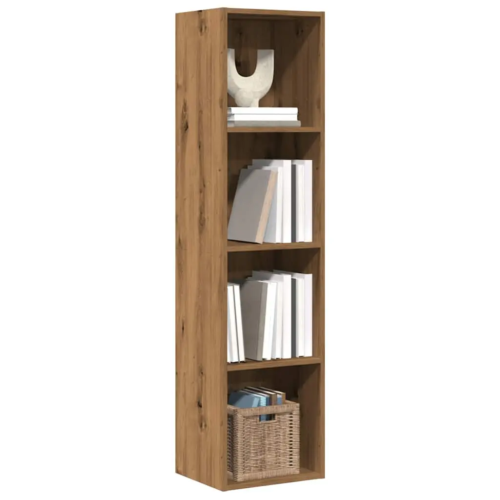 Libreria/Mobile TV Rovere Artigianale 36x30x143 cm Truciolato