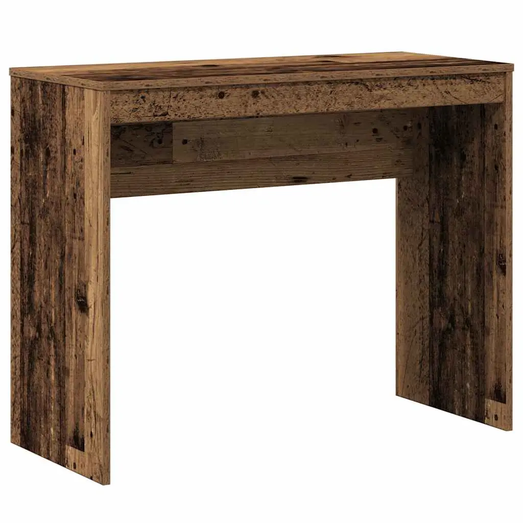 Scrivania Legno Antico 90x40x72 cm in Legno Multistrato