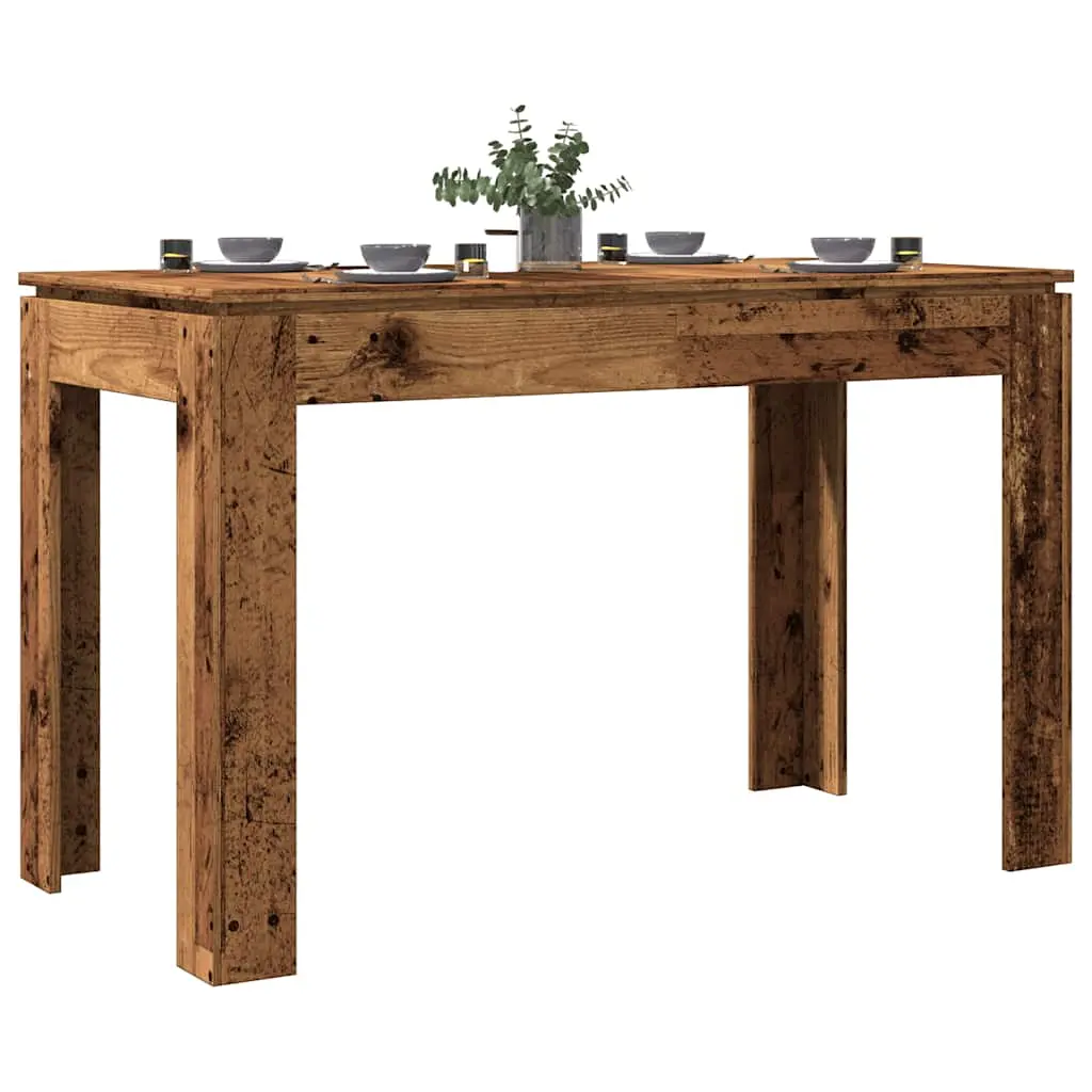 Tavolo da Pranzo Legno Antico 120x60x76 cm in Truciolato