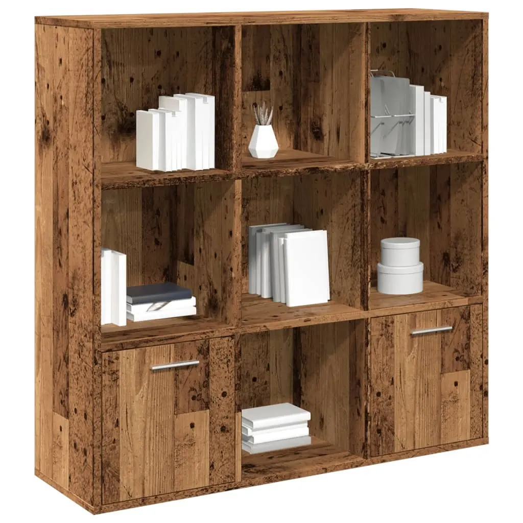 Libreria Legno Antico 98x29x97,5 cm in Legno Multistrato