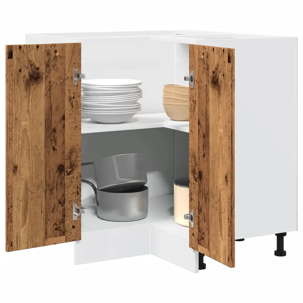 Armadietto Cucina Legno Antico 75,5x75,5x81,5 cm in Legno