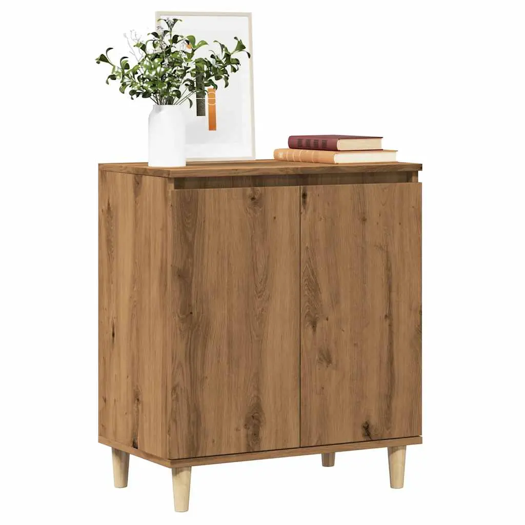 Credenza Rovere Artigianale 60x35x70 cm in Legno Multistrato