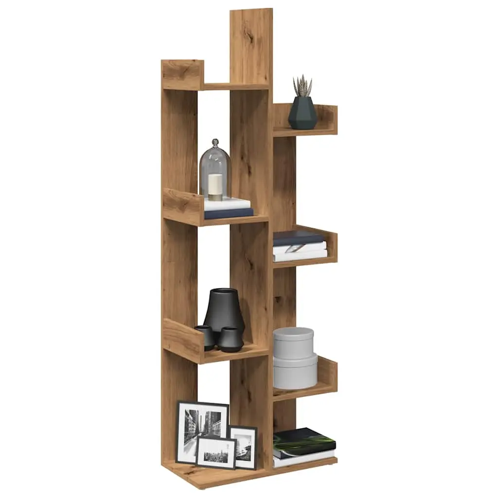 Libreria Rovere Artigianale 48x25,5x140 cm Legno Multistrato