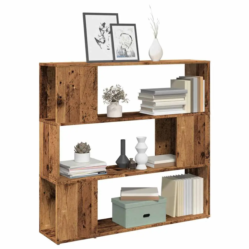 Libreria/Divisorio in Legno Vecchio 100x24x94 cm