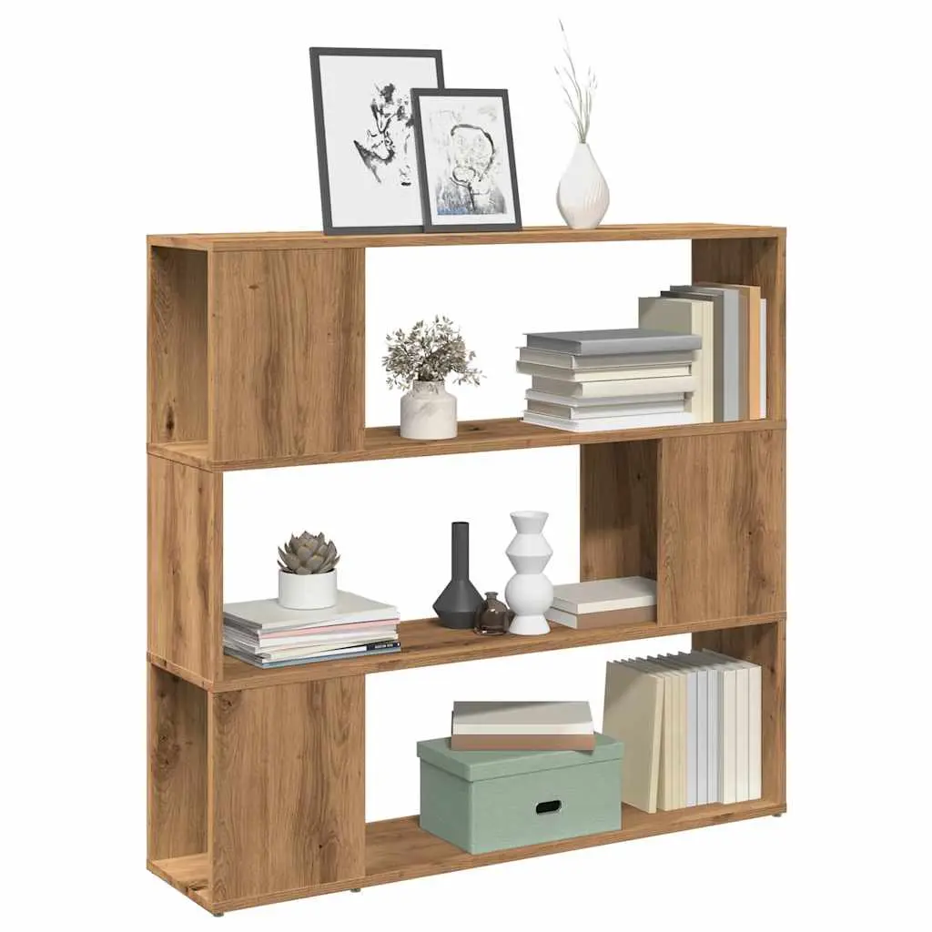 Libreria/Divisorio in Rovere Artigianale 100x24x94 cm