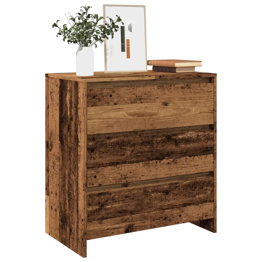 Credenza Legno Antico 70x41x75 cm in Truciolato