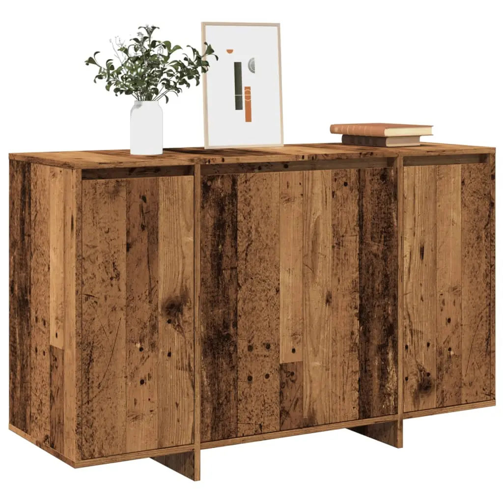 Credenza Legno Antico 120x41x75 cm in Legno Multistrato