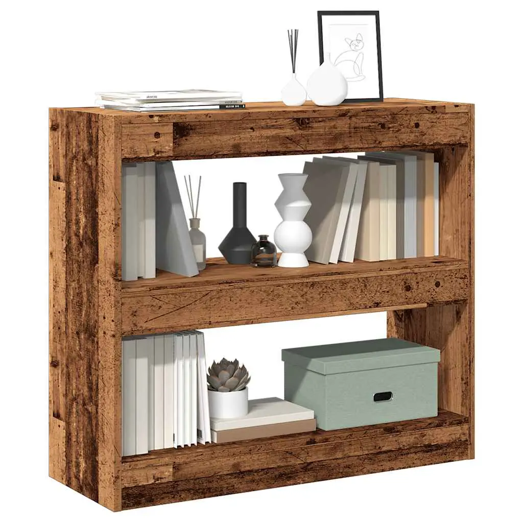 Libreria/Divisorio in Legno Vecchio 80x30x72 cm