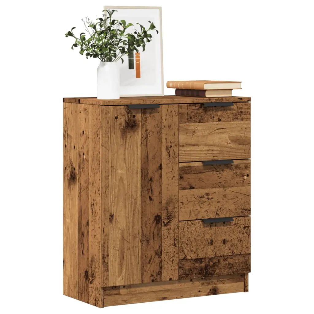 Credenza Legno Antico 60x30x70 cm in Truciolato