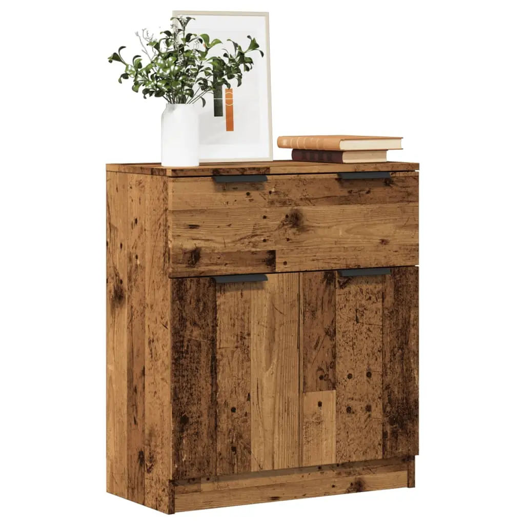 Credenza Legno Antico 60x30x70 cm in Truciolato