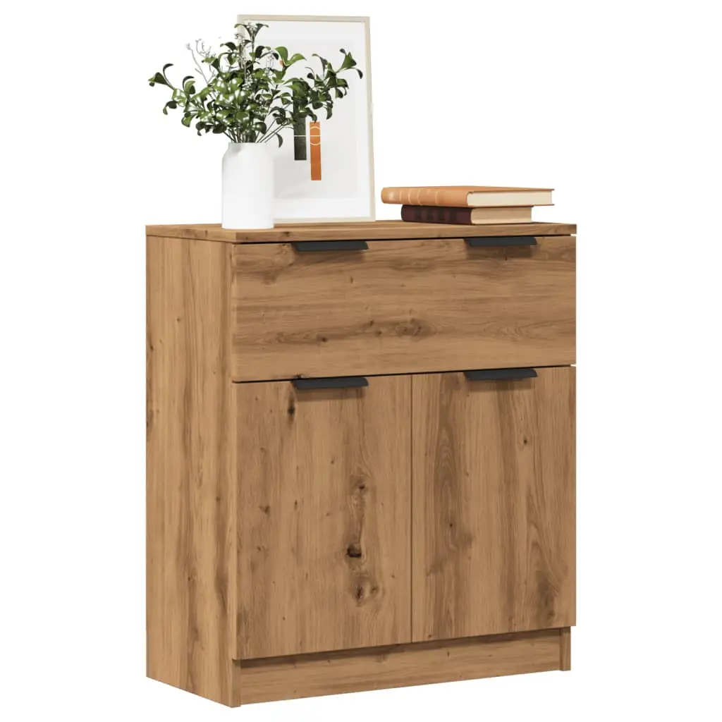 Credenza Rovere Artigianale 60x30x70 cm in Legno Multistrato