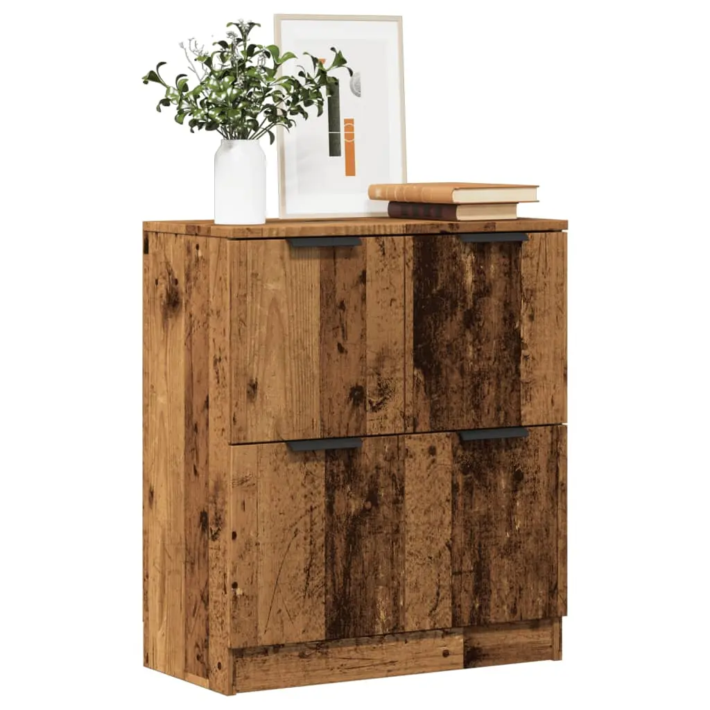 Credenza Legno Antico 60x30x70 cm in Truciolato