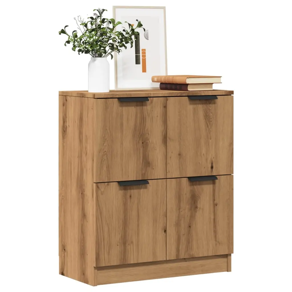 Credenza Rovere Artigianale 60x30x70 cm in Legno Multistrato