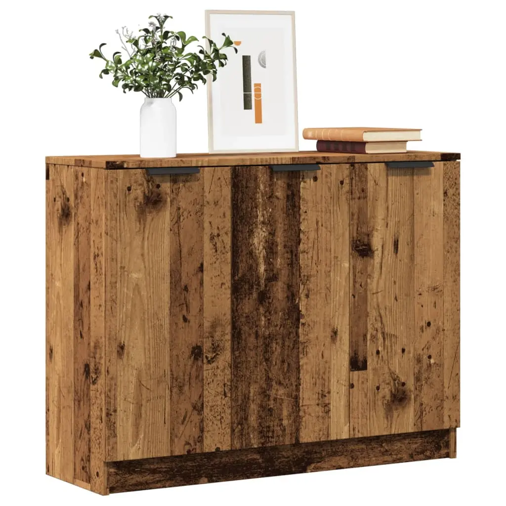 Credenza Legno Antico 90,5x30x70 cm in Truciolato