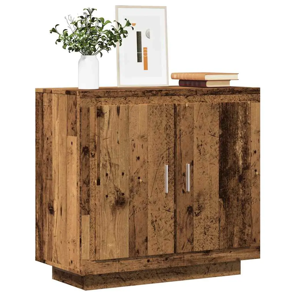 Credenza Legno Antico 80x40x75 cm in Legno Multistrato