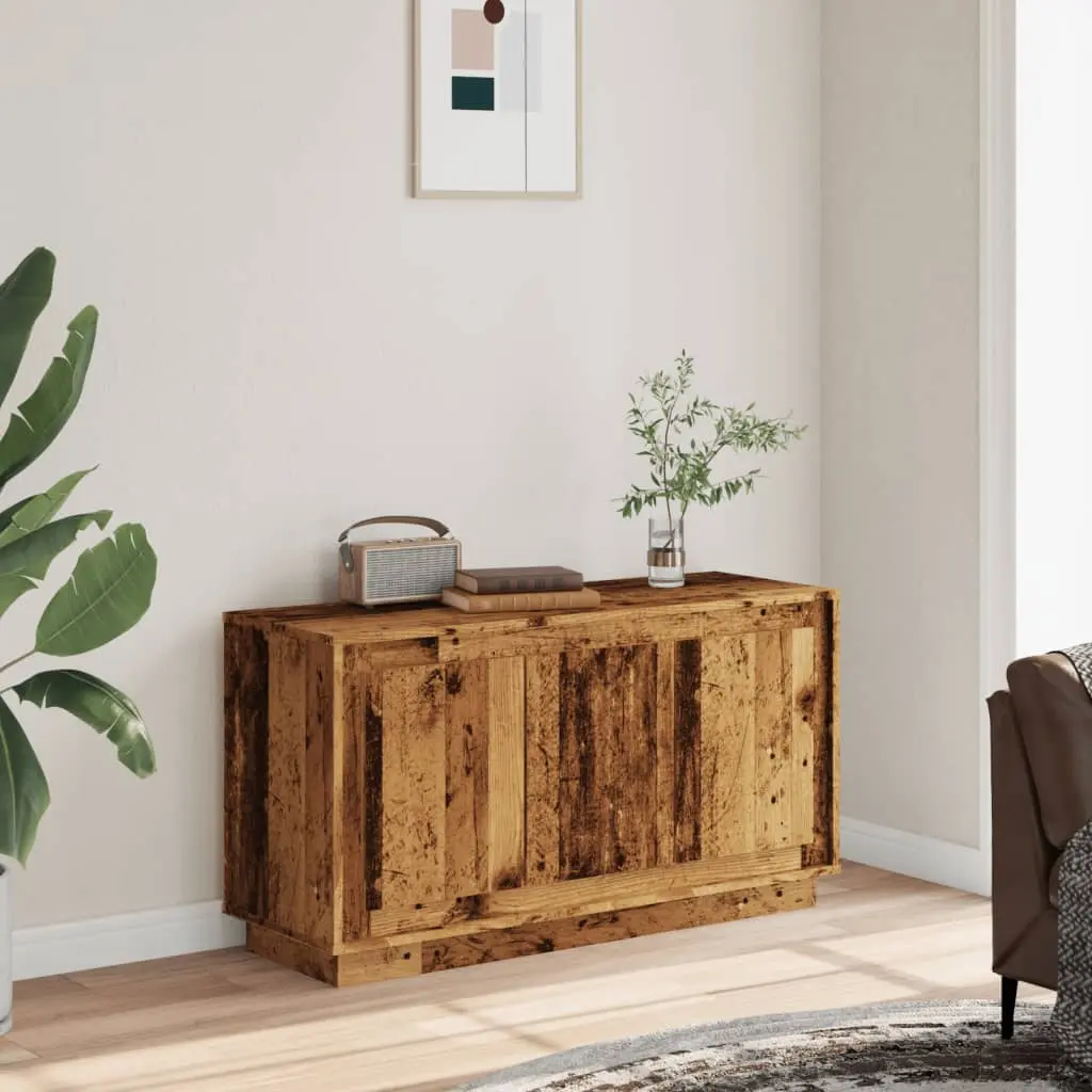 Credenza Legno Antico 102x35x55 cm in Legno Multistrato