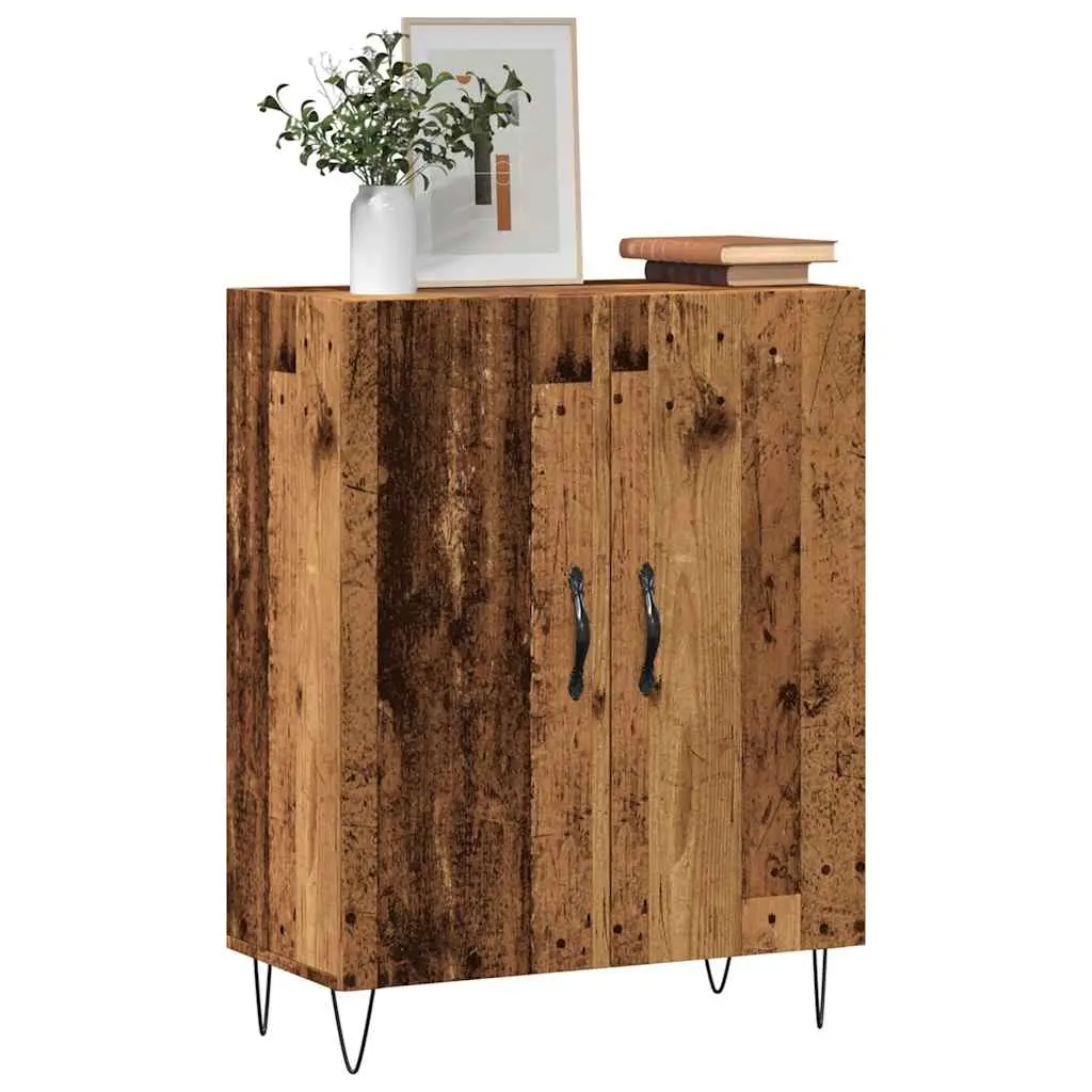 Credenza Legno Antico 69,5x34x90 cm in Legno Multistrato