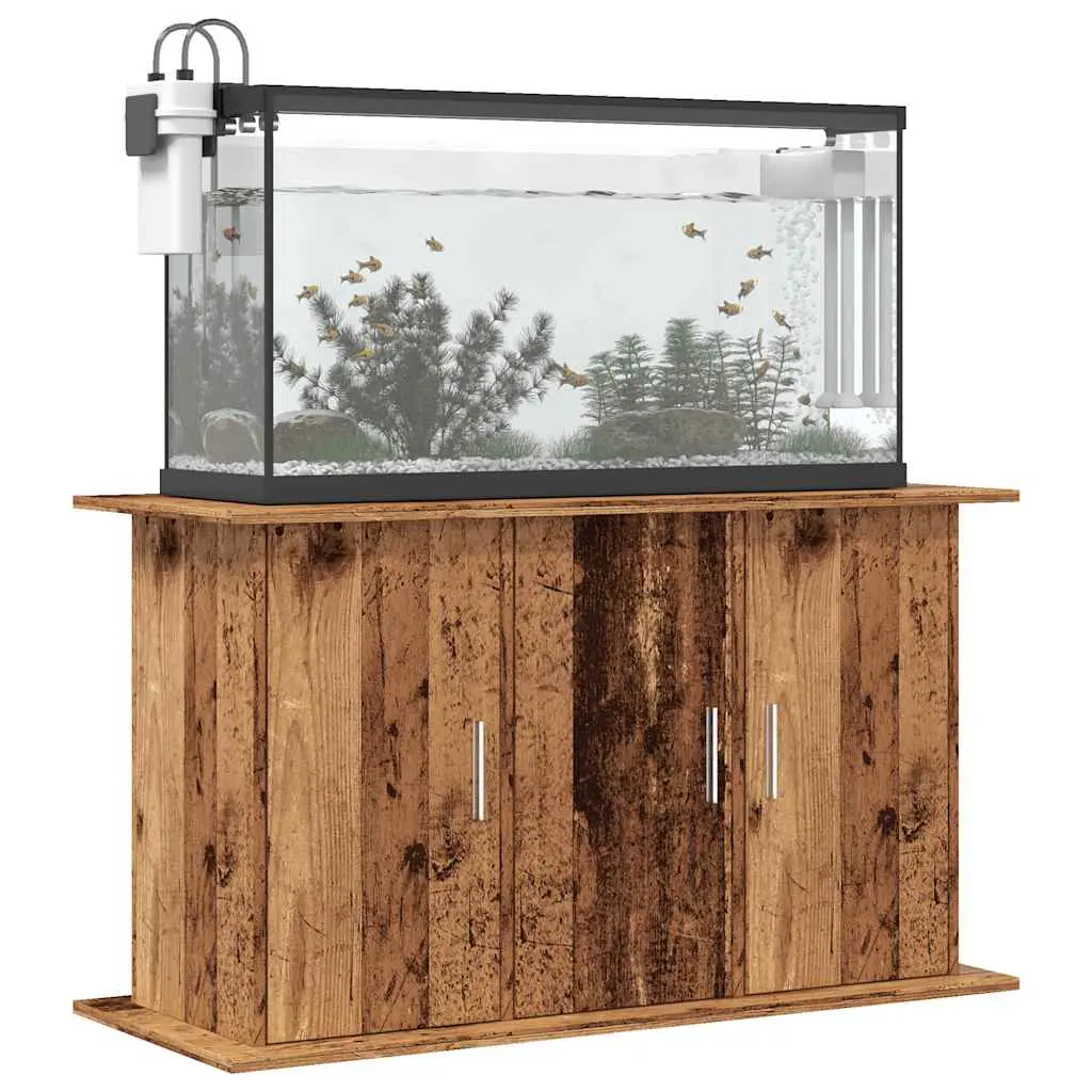 Supporto Acquario 101x41x58cm in Legno Multistrato Legno Antico