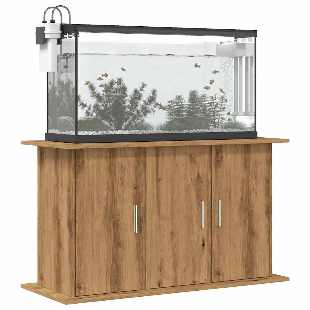 Supporto Acquario 101x41x58 cm Multistrato Rovere Artigianale