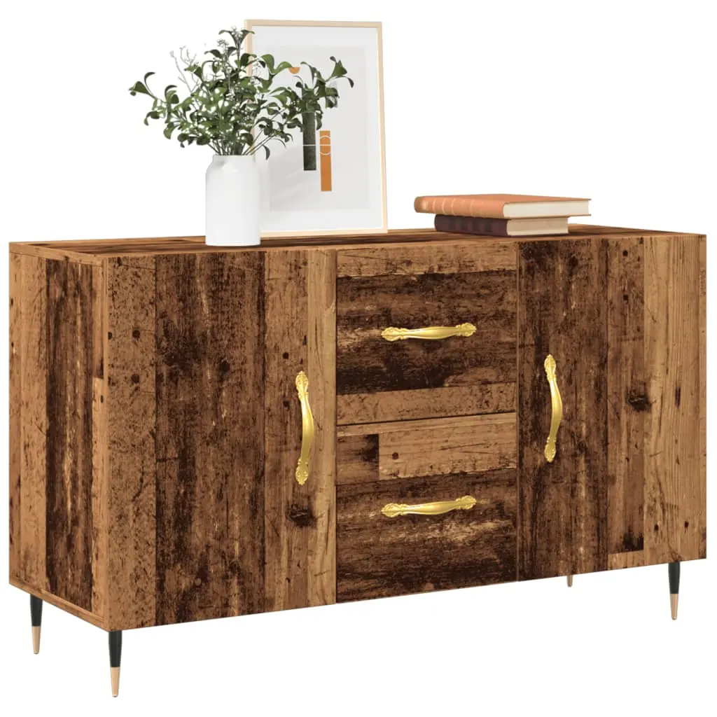 Credenza Legno Antico 100x36x60 cm in Legno Multistrato