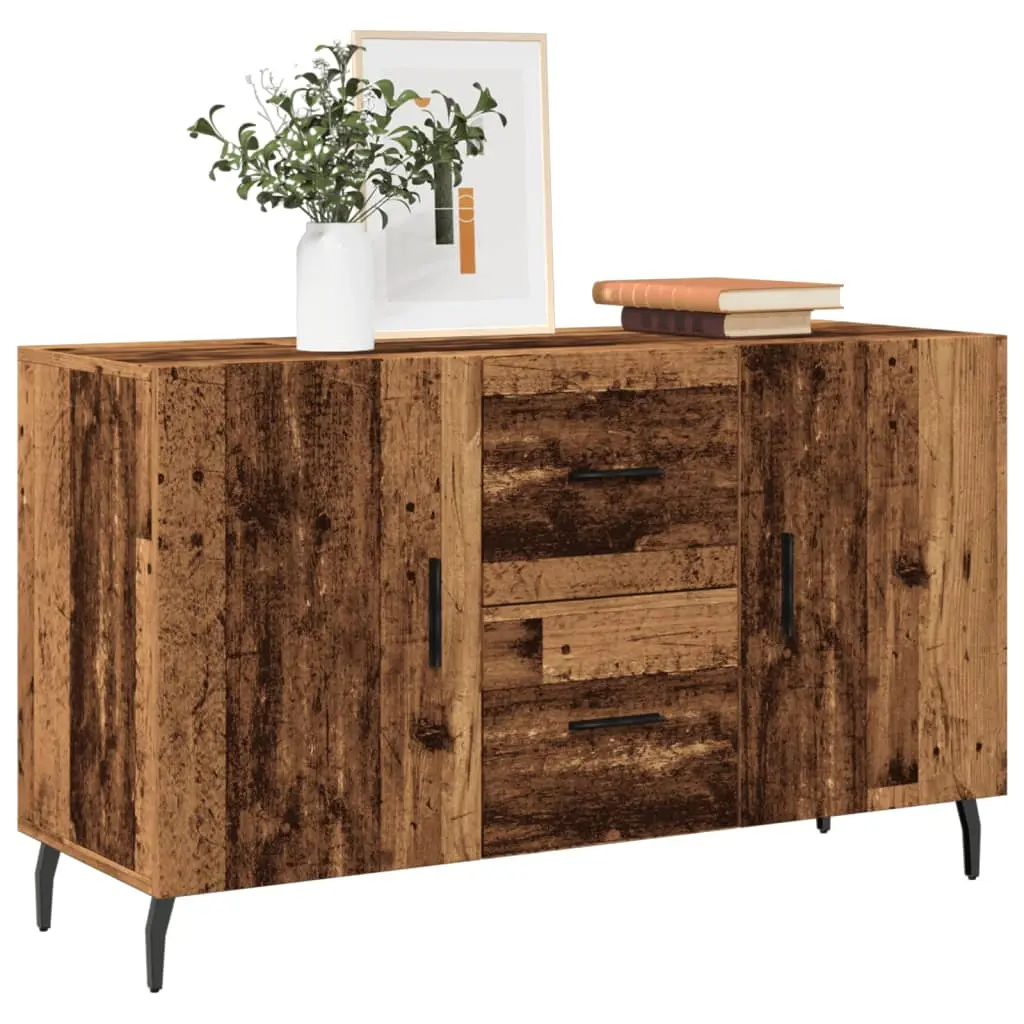 Credenza Legno Antico 100x36x60 cm in Legno Multistrato