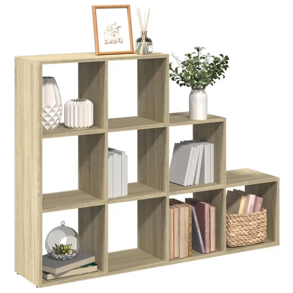 Libreria 4 Ripiani Rovere Sonoma 137,5x29x103,5 cm Truciolato