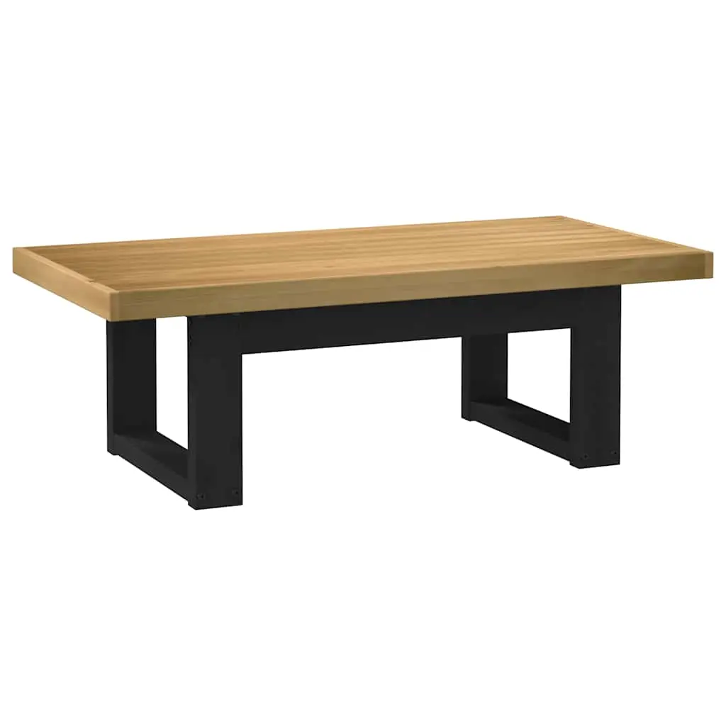 Tavolino NOAIN Gambe a Forma di U 120x60x40cm in Legno Massello