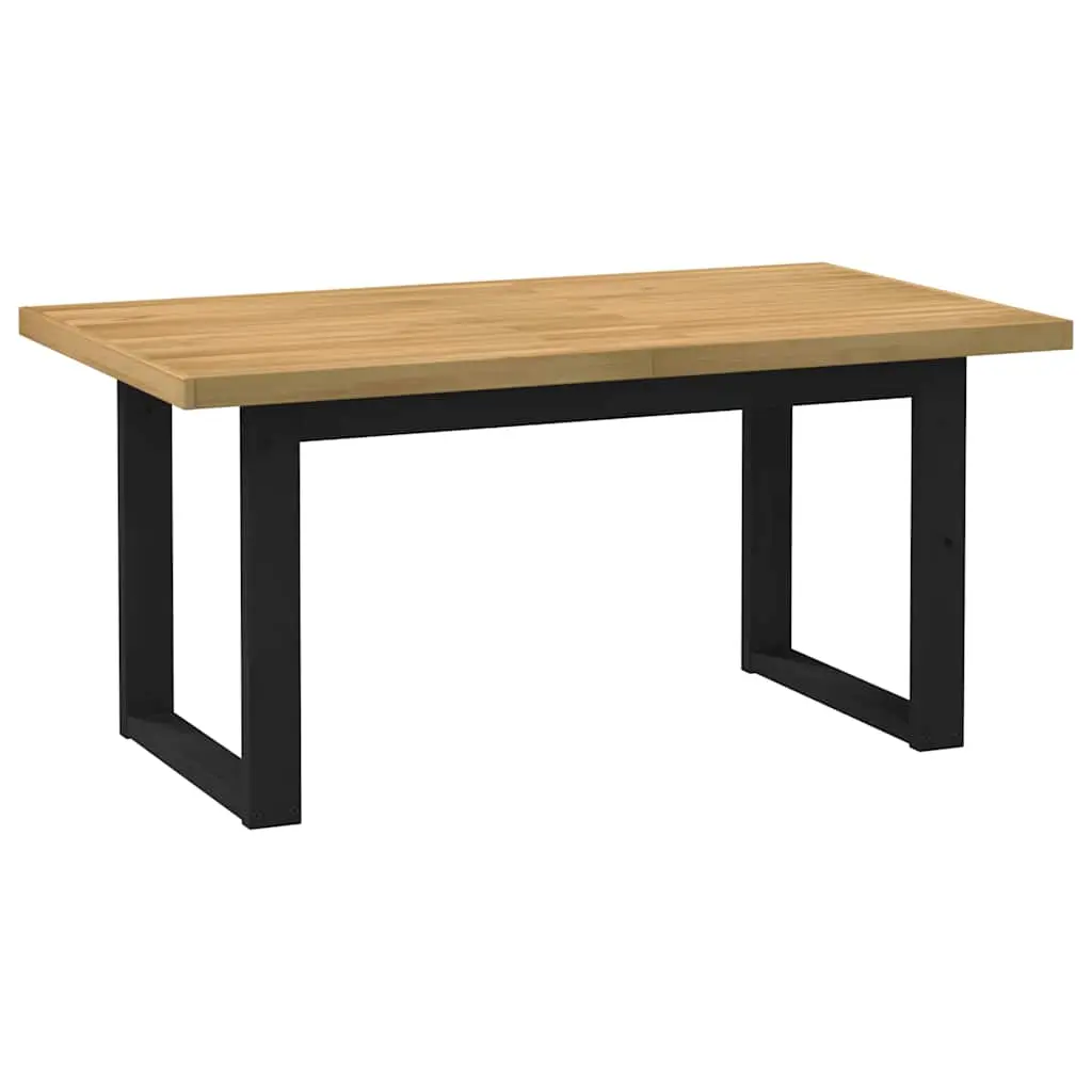 Tavolo Pranzo NOAIN Gambe a Forma U 160x90x75 cm Legno Massello