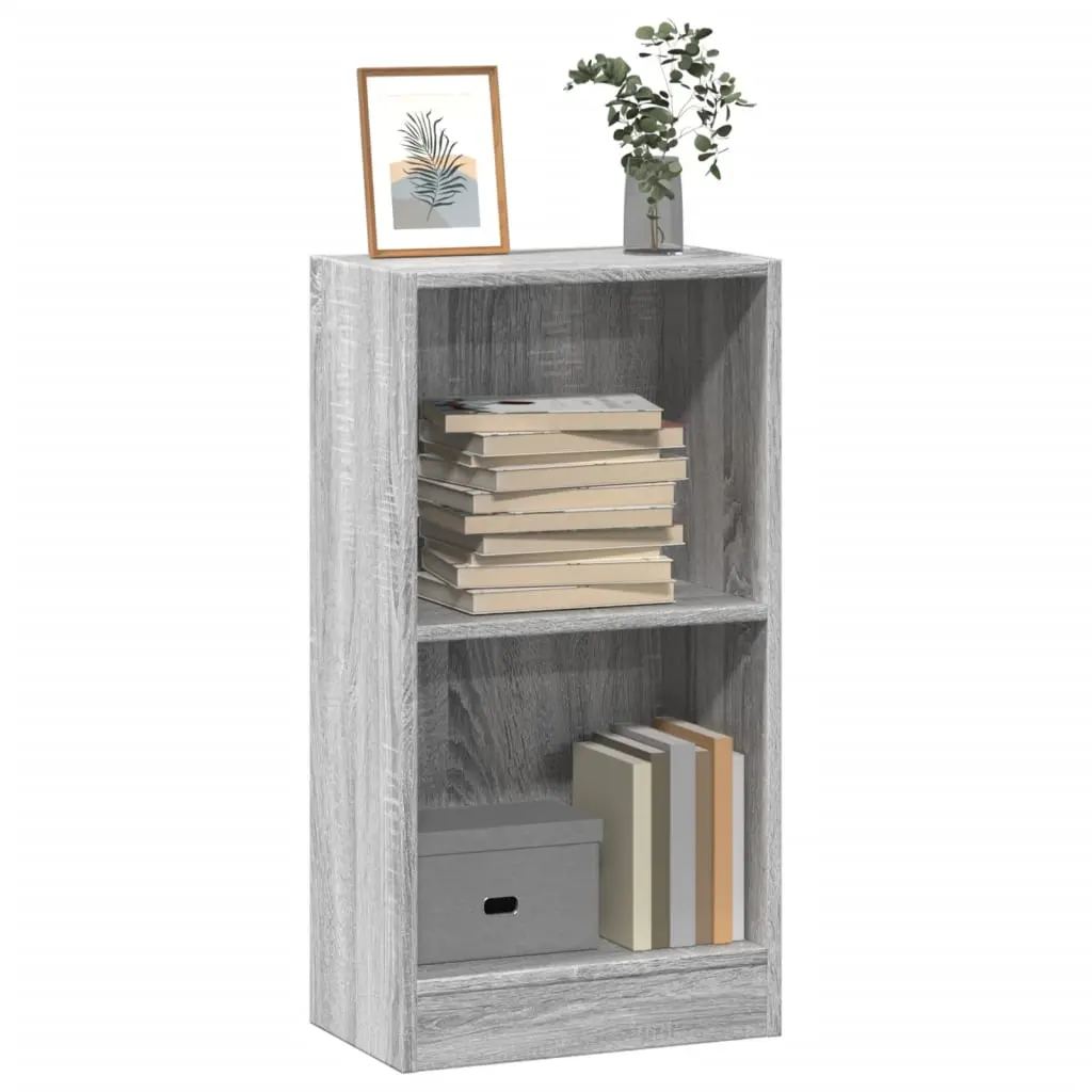 Libreria Grigio Sonoma 40x24x76 cm in Truciolato