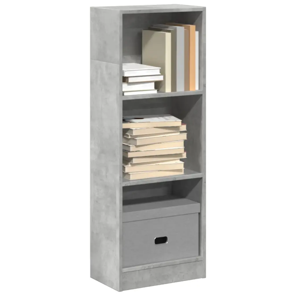 Libreria Grigio Cemento 40x24x109 cm in Truciolato