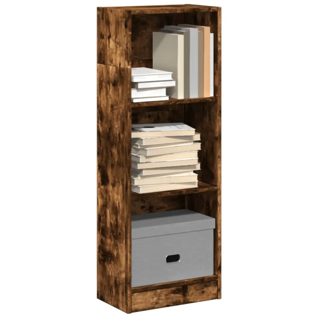 Libreria Rovere Fumo 40x24x109 cm in Truciolato