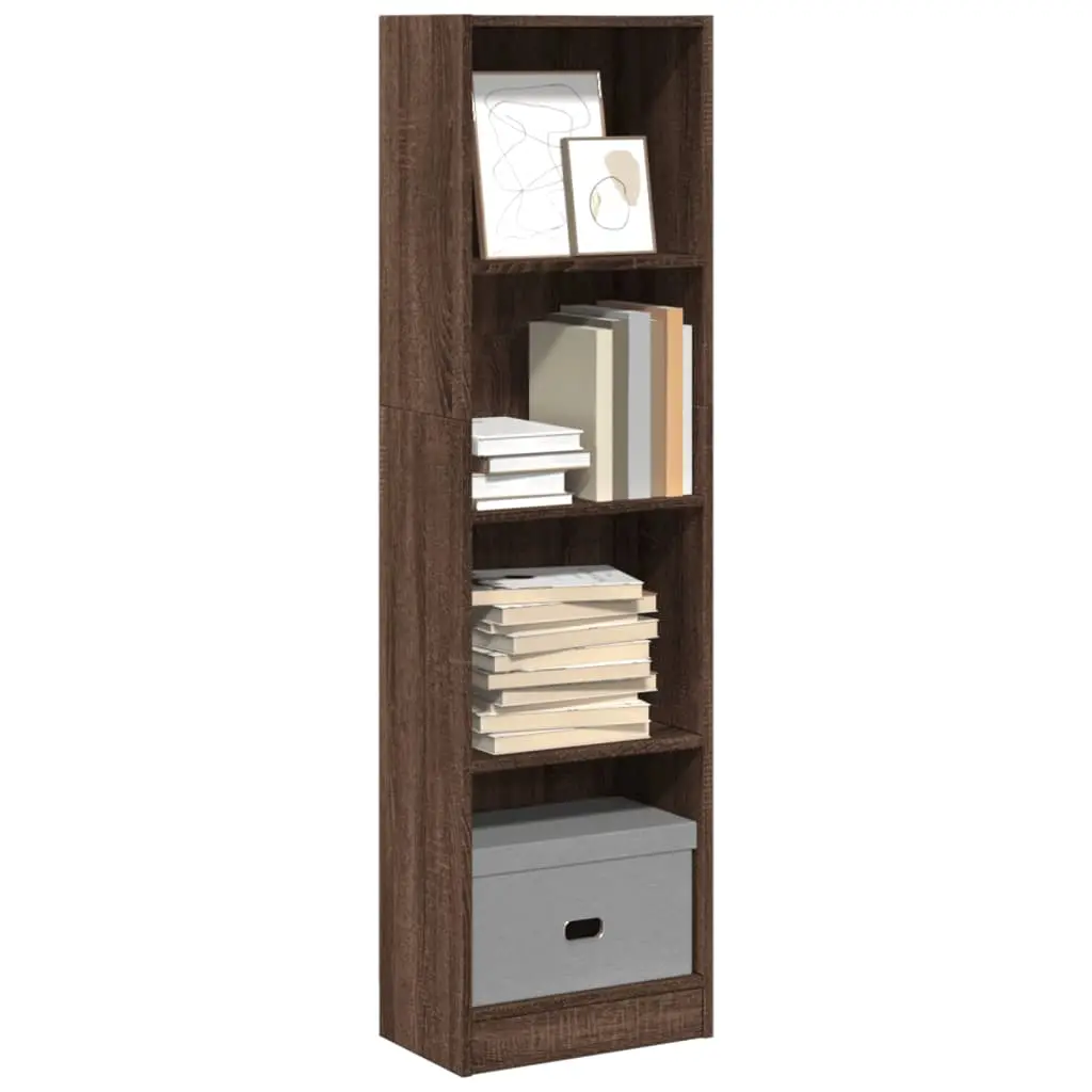 Libreria Rovere Marrone 40x24x143 cm in Legno Multistrato