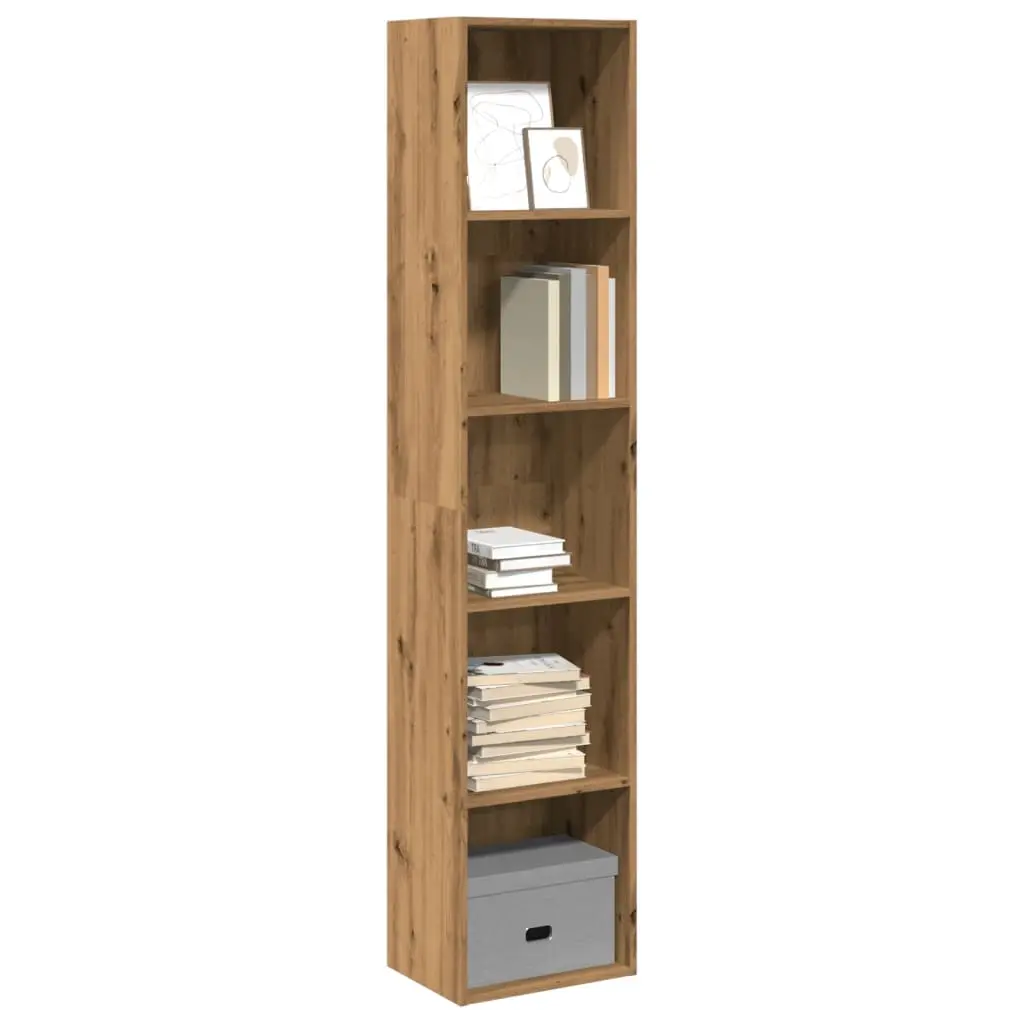 Libreria Rovere Artigianale 40x30x189 cm in Legno Multistrato