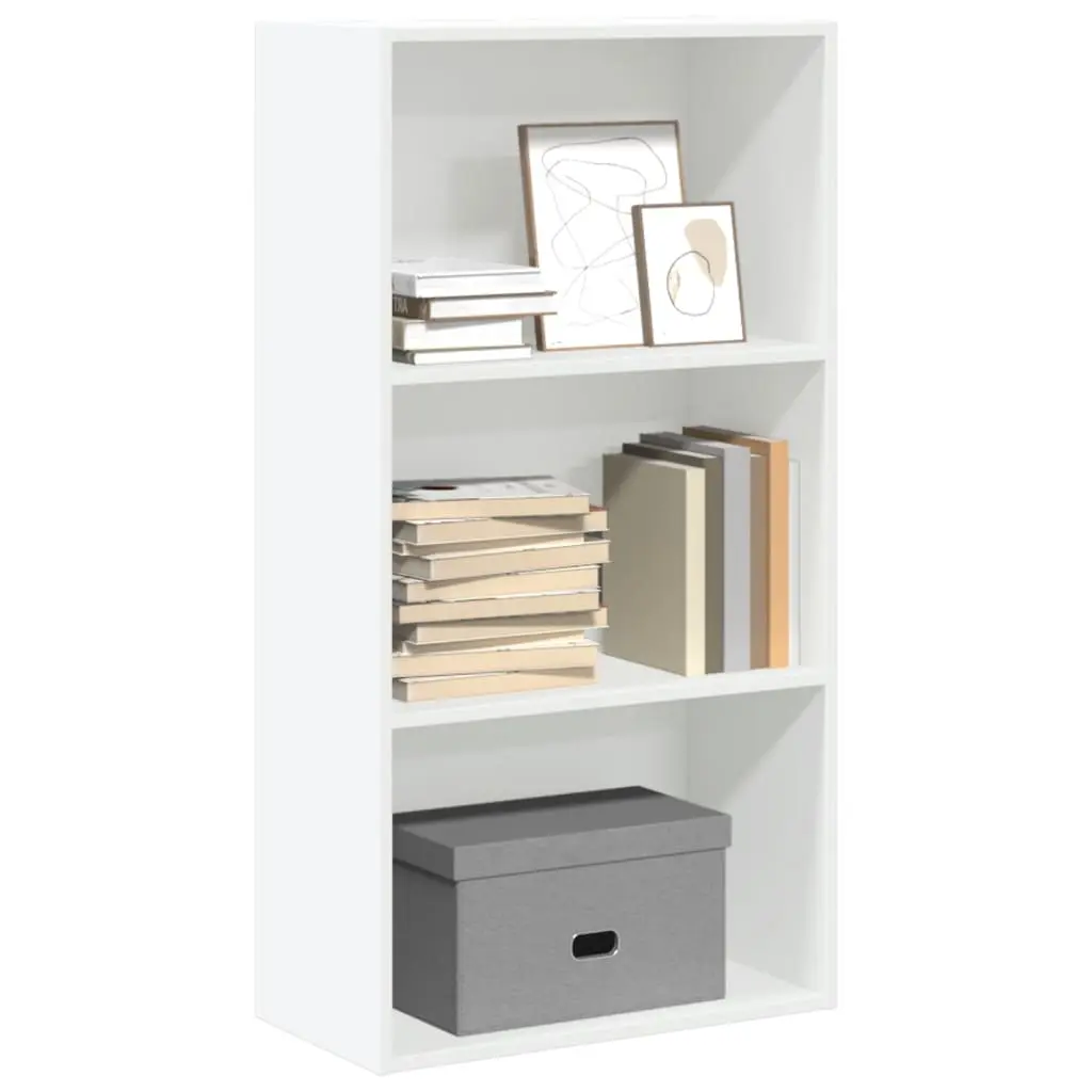 Libreria Bianca 60x30x114 cm in Legno Multistrato