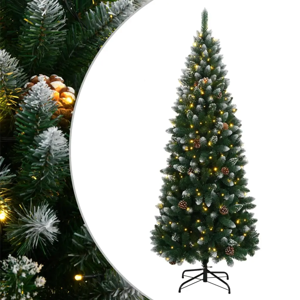 Albero di Natale Artificiale con 300 LED 210 cm