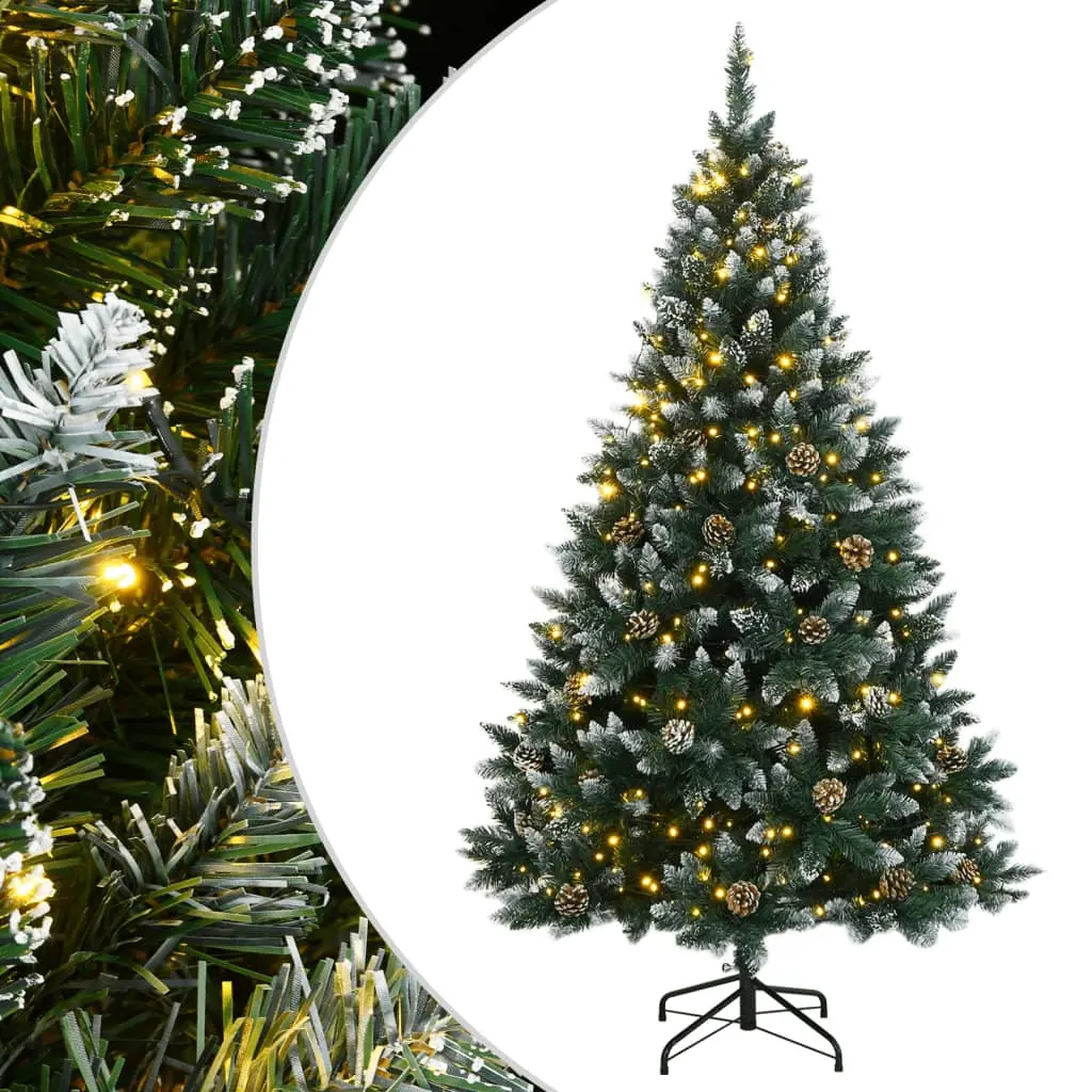 Albero di Natale Artificiale con 300 LED 210 cm