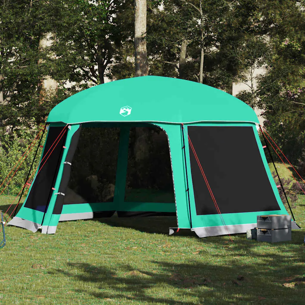 Tenda da piscina con Patta Rimovibile&Pareti in Rete 512x458 cm