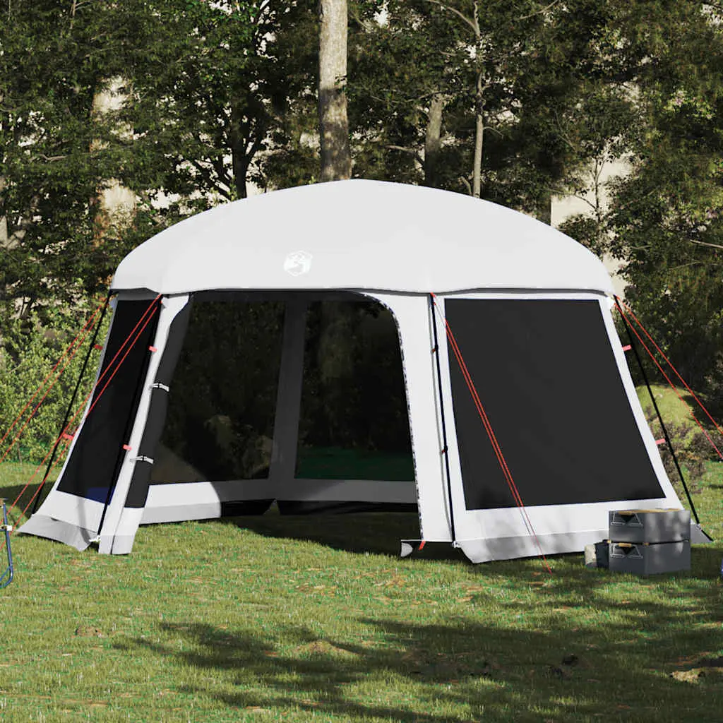 Tenda da piscina con Patta Rimovibile&Pareti in Rete 512x458 cm