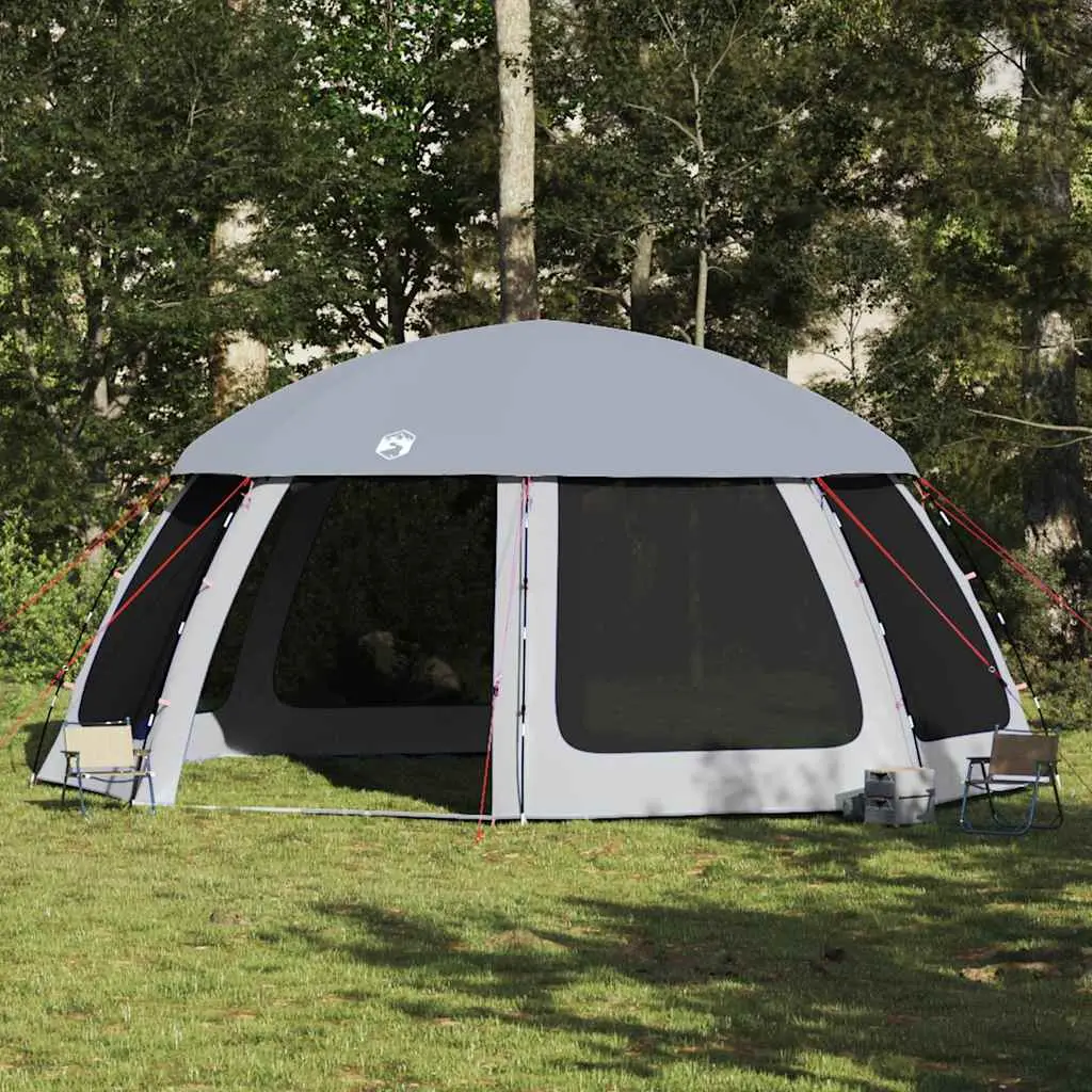 Tenda da piscina con Patta Rimovibile&Pareti in Rete 612x612 cm