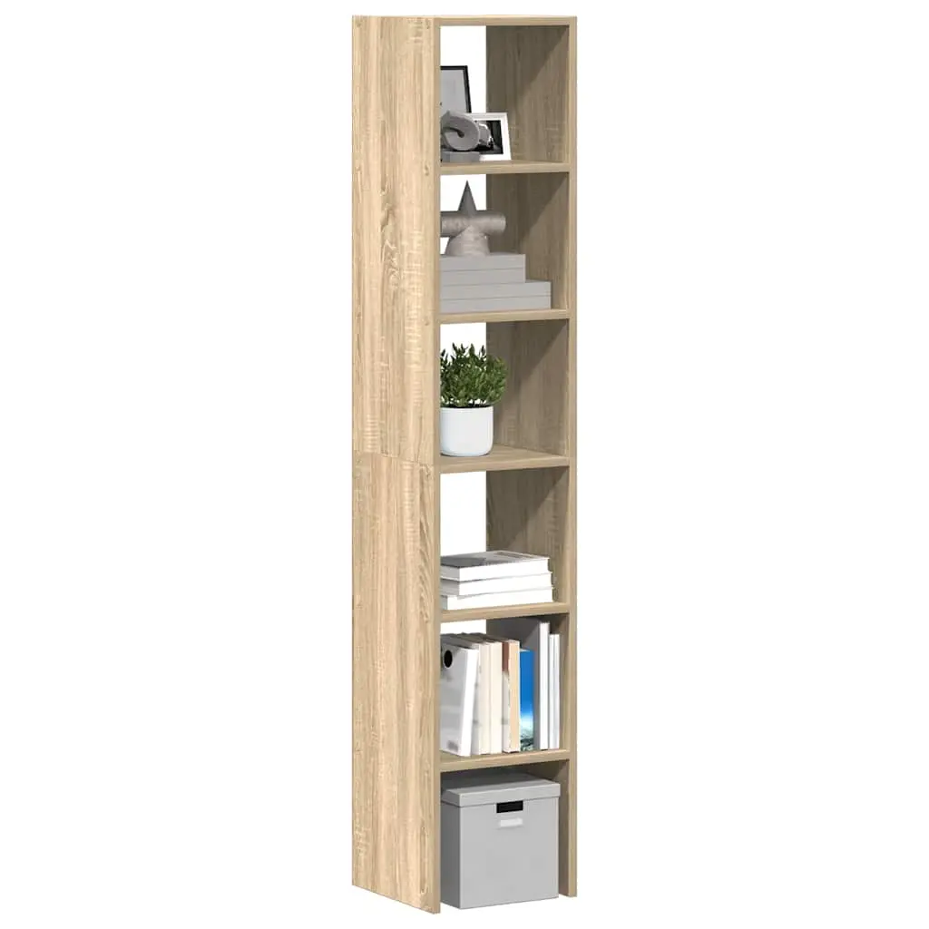 Librerie 2 pz Impilabili Rovere Sonoma 30x30x80 cm Truciolato