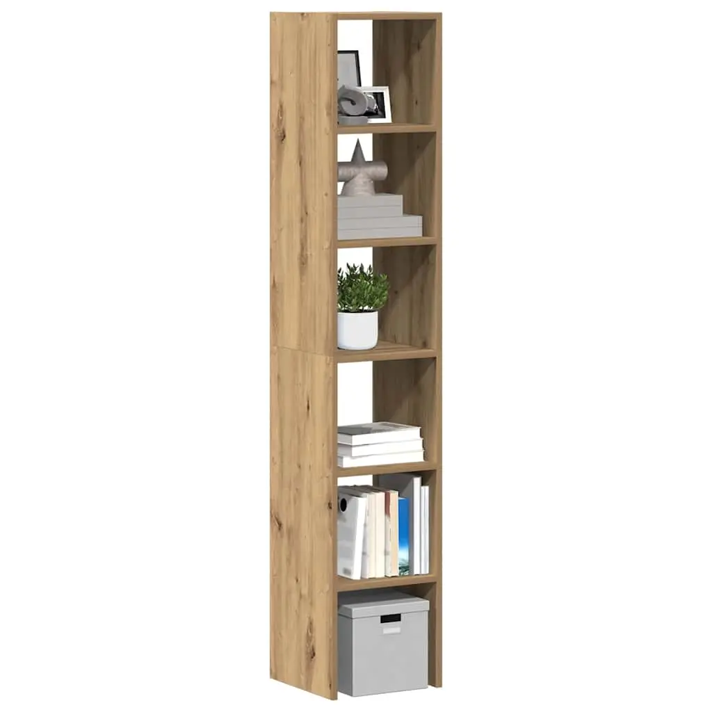 Librerie 2 pz Impilabili Rovere 30x30x80 cm Legno Multistrato