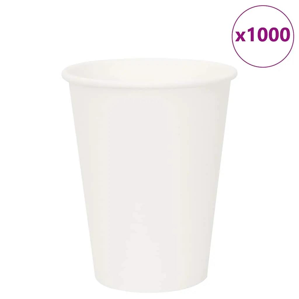 Bicchieri da Caffè in Carta 1000 pz 12oz 300ml Bianco