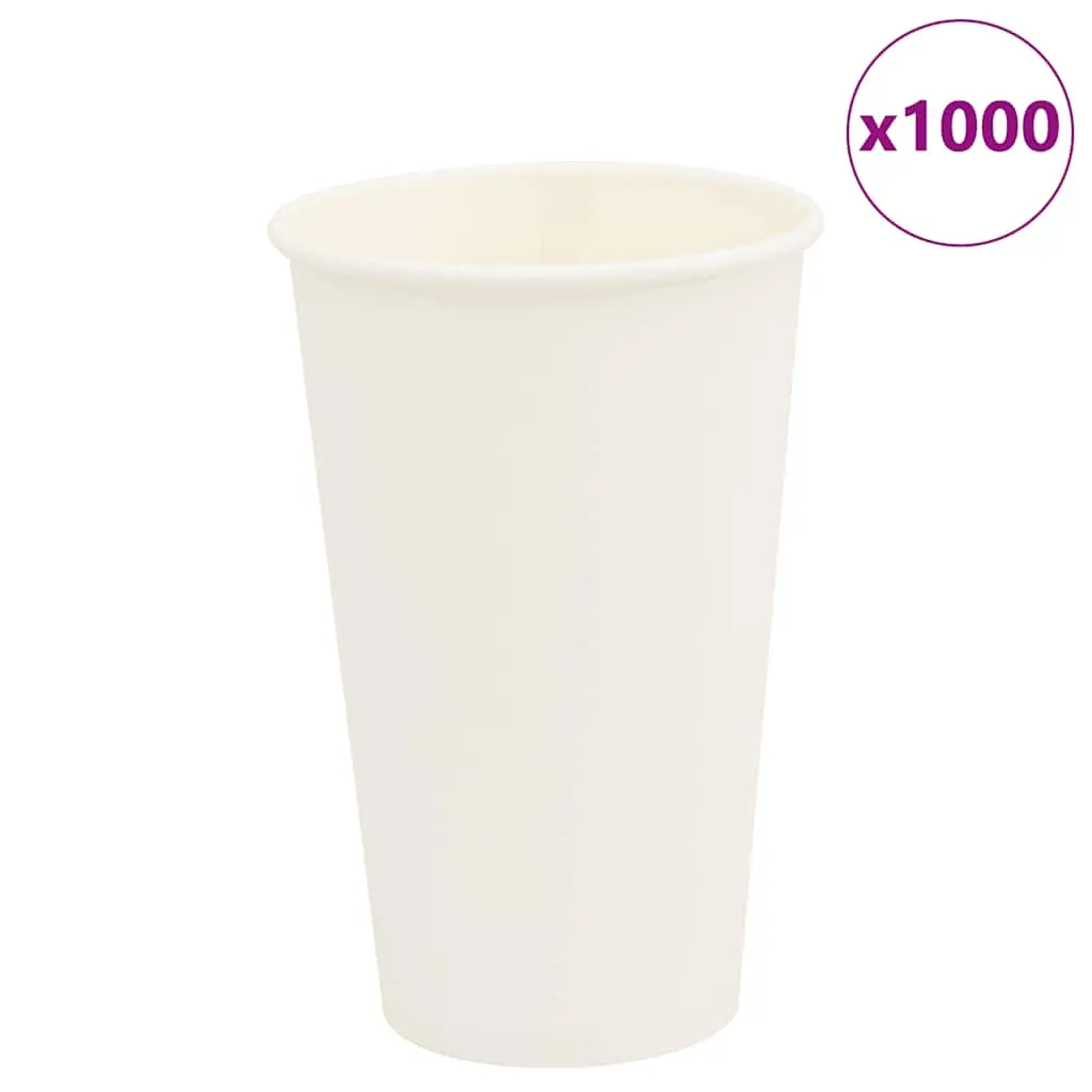 Bicchieri da Caffè in Carta 1000 pz 16oz 400ml Bianco