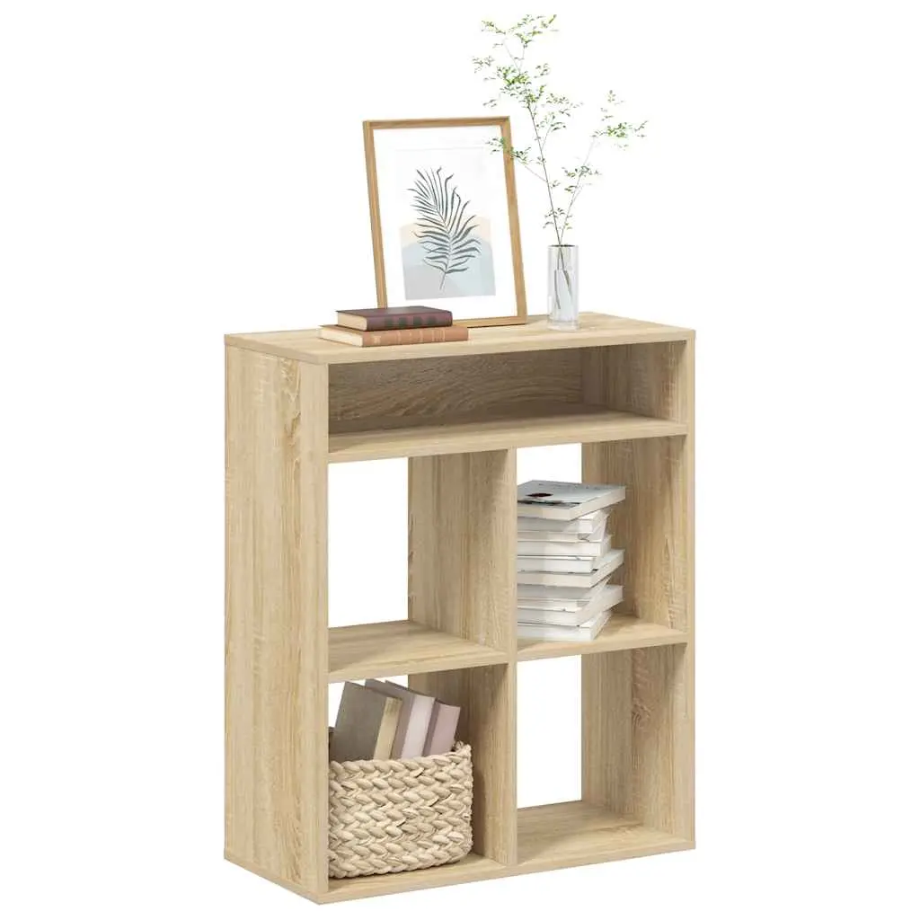 Libreria Rovere Sonoma 66x31x80 cm in Legno Multistrato