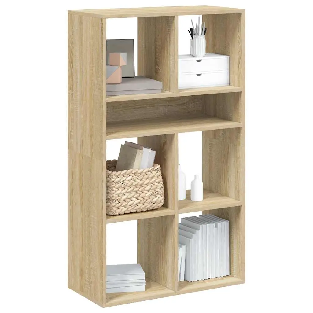 Libreria Rovere Sonoma 66x31x112 cm in Legno Multistrato